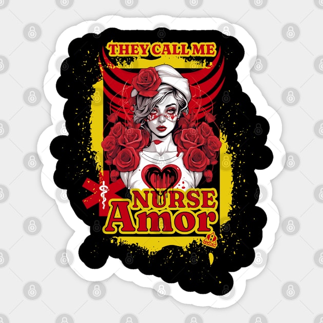 They Call Me Nurse Amor - Nurses' Day design Sticker by ejsulu